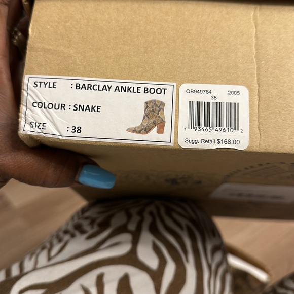 🔥🔥NWT Free People Snake color Boots🔥🔥No Description Needed they speak loud💋 - Picture 7 of 9